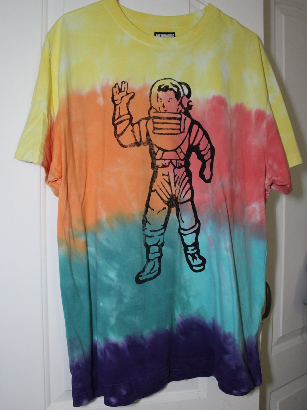 Billionaire Boys Club Tie-Dye Astronaut Graphic T-Shirt | XL | Multicolor